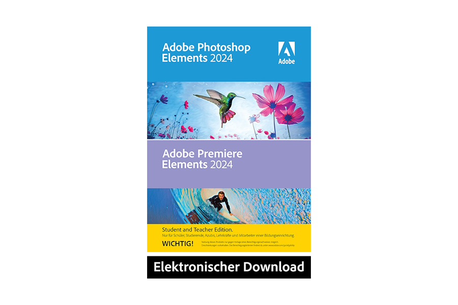 Adobe Photoshop & Premiere Elements 2024 Student perpetual license Windows