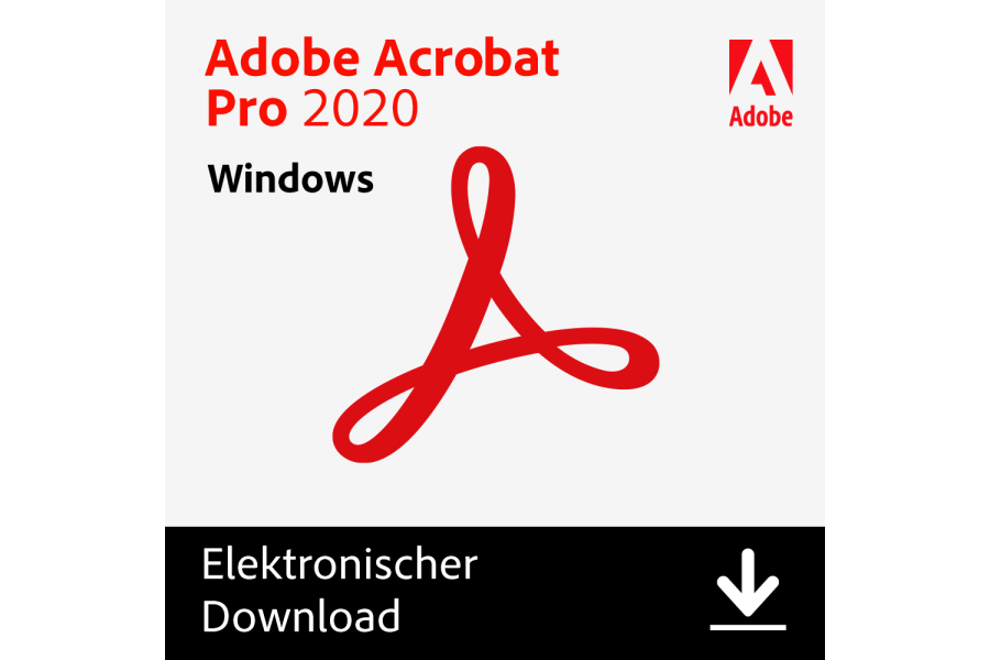 Adobe Acrobat Pro 2020 perpetual license Windows