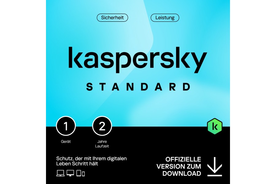 Kaspersky Standard 1 Gerät 2 Jahre Download