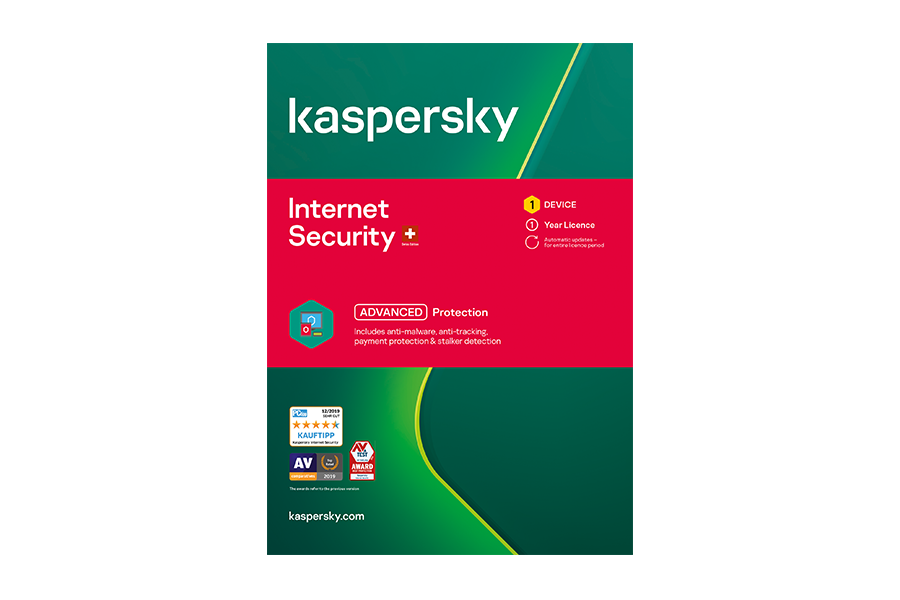 Kaspersky Internet Security 1 Jahr, 1 Gerät
