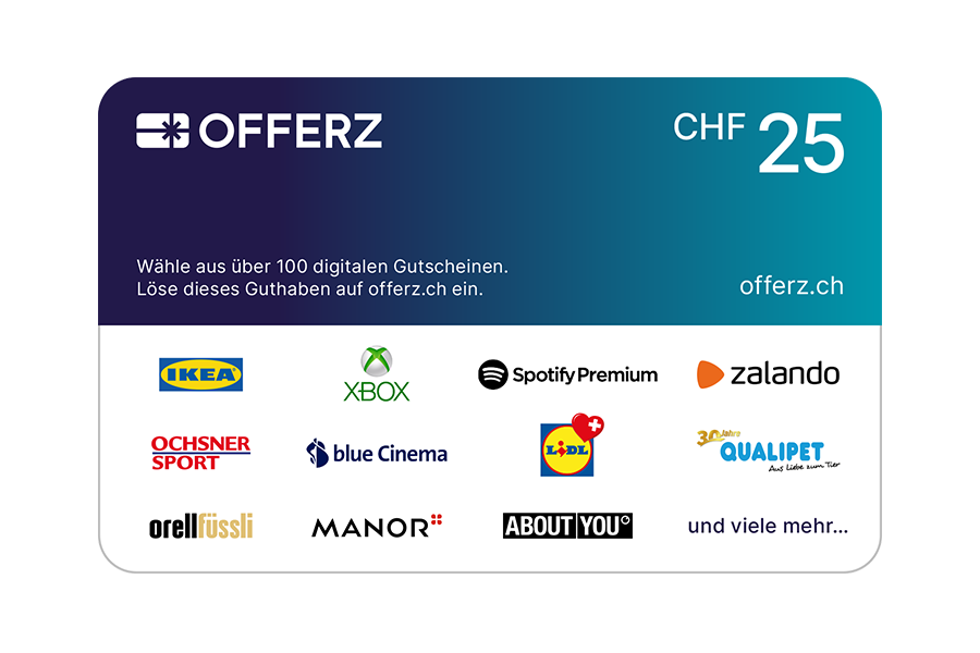 Offerz.ch Voucher CHF 25