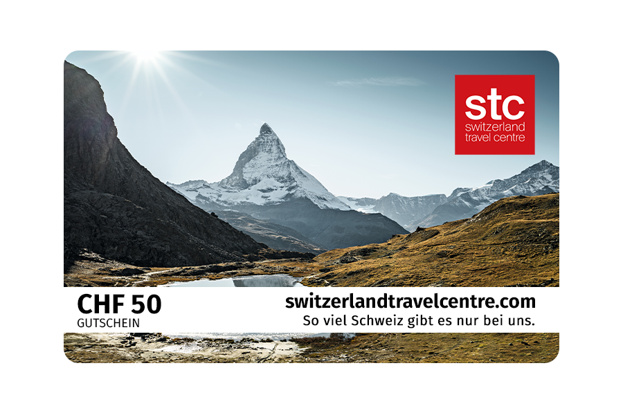 Switzerland Travel Centre voucher CHF 50