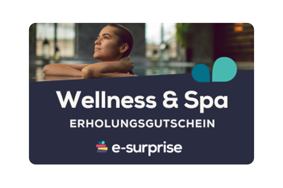 e-surprise Relaxation voucher wellness
and spa CHF 10 - 2000